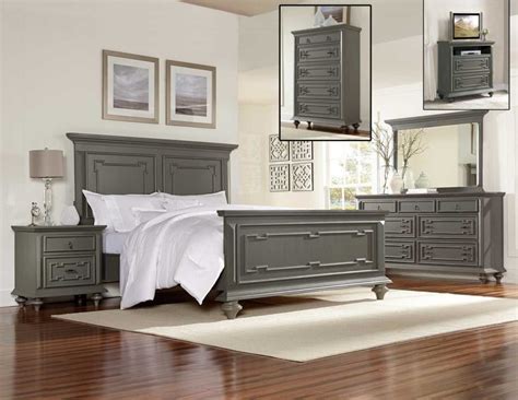 Dark Grey Painted Bedroom Furniture